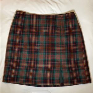 Vintage Ralph Lauren Tartan Wool Skirt